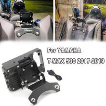 Motorcycle Accessories Windscren Bracket Mount Smartphone GPS Holder For YAMAHA TMAX 530 T-MAX 530 2017 2018 2019 2024 - buy cheap