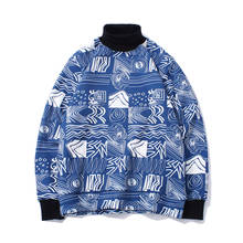 Men Hoodie Fleece Turtleneck Pullover Sweatshirt Autumn Winter Warm Hoodies Casual Streetwear Hip Hop Outwear JQ09 2024 - buy cheap