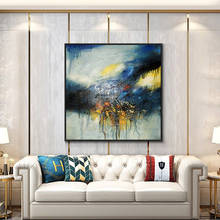 Abstract Colorful Painting Handpainted Oil Painting On Canvas Modern Beautiful Landscape Painting Wall Art For Home Decor 2024 - buy cheap