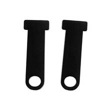 2Pcs Motorbike Helmet Lock Attachment Buckle Fastener Black Stainless Steel 2024 - buy cheap