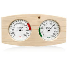 Sauna higrômetro quarto-acessórios digital umidade-temperatura-medição interior pinho-madeira 2024 - compre barato
