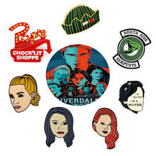 TV Show Accessories Riverdale Brooch Enamel Pins Men Women Collar Lapel Pin Creative Brooches Gifts 2024 - buy cheap