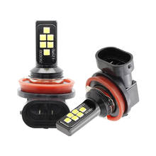Luz LED antiniebla para coche, Bombilla delantera DRL de 12V 9005 K, H1 H3 H4 H7 H8 H11 9006 3030 12 SMD 6000, 1 ud. 2024 - compra barato