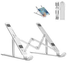 New Adjustable Laptop Holder Notebook Stand Portable Tablet Stand Aluminium Alloy Computer Bracket Holder For MacBook Air Pro 2024 - buy cheap