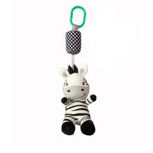 Cartoon Cute Black And White Zebra Baby Rattle Toys Animals Bed Bell And Stroller Hang Boutique Car Hanging 2024 - buy cheap