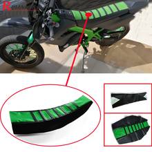 Funda de asiento suave a rayas de goma para motocicleta, para KAWASAKI KX65, KX85, KX100, KLX110, KLX250, KLX300, KLX450R, KX125, KX250, KX 250 F, KX450F 2024 - compra barato