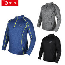 DAIWA DAWA Long Sleeve Fishing Clothing Quick-Drying Sun UV Protection T Shirt Vests Sports Clothes Double Colors Available 2024 - купить недорого