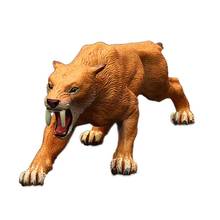 Figura de animales de la paleontología para niños, juguete clásico con dientes de tigre de Smilodon, 15 CM 2024 - compra barato