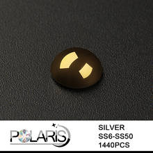 Polaris AAAAA-diamantes de imitación semiredondos de plata, perlas de cerámica ss10/ss12/ss16/ss20, para accesorios de ropa 2024 - compra barato