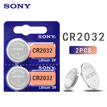 2PC For SONY Original CR2032 battery 3V Lithium Batteries BR2032 DL2032 ECR2032 CR 2032 Button Coin Battery For Watch Calculator 2024 - buy cheap