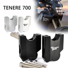 Para yamaha tenere 700 tenere700 xt700z xtz 700 t7 t700 2019-guidão da motocicleta risers braçadeira montagem riser adaptador 2024 - compre barato