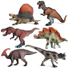 Реалистичные фигурки динозавров, Реалистичные Модели Динозавров, пластиковые игрушки динозавров для детей, детские подарки для любителей динозавров 2024 - купить недорого