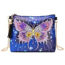 5D DIY Special Shaped Diamond Painting Leather Chain Messenger Bags Embroidery Bag Wallet Pouch 2024 - buy cheap