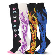 Knee High Running Sports Sock 4 Pairs Per Set Compression Sock Sport Skateboarding 2024 - buy cheap