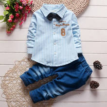 Conjunto de roupas lua fofa para meninos, vestuário formal camiseta e calça infantil menino primavera outono 2024 - compre barato