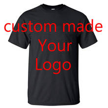 Camiseta de manga curta feita sob encomenda dos homens de tshirt seu logotipo t 2024 - compre barato