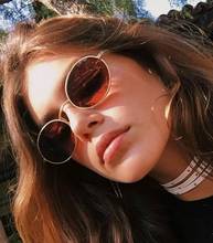 ONEVAN-Gafas De Sol Retro pequeñas para mujer y hombre, lentes ovaladas De Metal, Vintage, diseñador De lujo, 2021 2024 - compra barato