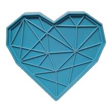 DIY Поделки, штукатурка, Бриллиантовое сердце, литье ювелирных изделий, силиконовая форма AXYD 2024 - купить недорого