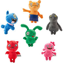 6pcs/Lot Baby Dolls Uglydog Cartoon Plush Toys Anime Moxy Babo Soft Stuffed Uglydog Plush Dolls Toys for Children Birthday Gifts 2024 - buy cheap