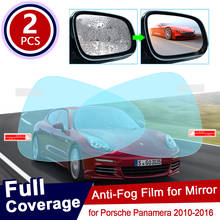 for Porsche Panamera 2010~2016 Full Cover Anti Fog Film Rearview Mirror Rainproof Clear Anti-fog Films Car Accessories 2011 2012 2024 - buy cheap