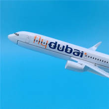 16CM B737-800 FLY DUBAI airlines 1/400 SCALE airplane model toys aircraft diecast plastic alloy plane gifts for kids 2024 - buy cheap