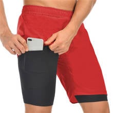 Calção esportiva masculina casual para corrida, calção de moletom para academia, treinamento, fitness, novo, 2021 2024 - compre barato