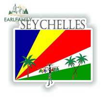 EARLFAMILY 13cm x 11.4cm For Seychelles Car Stickers Graffiti Decal Waterproof Vinyl Material Scratch-Proof Suitable For VAN SUV 2024 - buy cheap