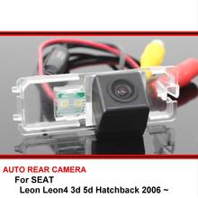 Для SEAT Leon Leon4 3d 5d хэтчбек 2006 ~ SONY HD CCD автомобильная парковочная камера заднего вида с ночным видением 2024 - купить недорого