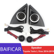 Baificar Brand New Triangle Head Speakers Car Audio Trumpet Door Trim Tweeter Speaker For Toyota Yaris L Vios 2014-2019 2024 - buy cheap