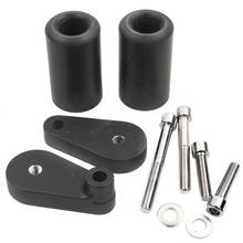 Deslizadores de marco negro para motocicleta Kawasaki, piezas CNC Anticolisión de motor, Protector contra caídas, ZX10R, 2004, 2005 2024 - compra barato