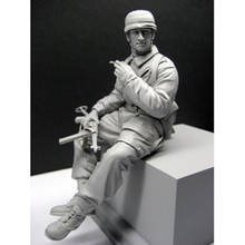 New Unassembled 1/16 ancient man sit (NO BASE )   Resin Figure Unpainted Model Kit 2024 - buy cheap