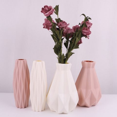 Пластиковая ваза оригами, керамический цветочный горшок, цветочная корзина, украшение дома, цветочная ваза, Скандинавское украшение для рабочего стола 2022 - купить недорого