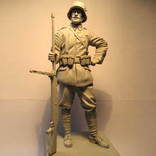 1/16 Imperial alemán, figura de modelo de resina GK, soldado tema militar de la Wii, kit sin montar y sin pintar 2024 - compra barato