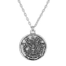 Vintage Pentagram Necklace for Women Men Pendant Choker Jewellery Necklaces for Teen Girls 2024 - buy cheap