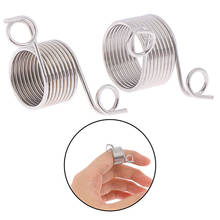Stainless Steel Finger Wear Thimble Yarn Spring Guides Needle Thimble Sewing Accessories Knitting Thimble 2024 - buy cheap