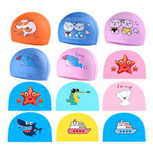 3D PU Swim  for Kids, Swimming Caps for Child under age 12 Boy Girl with Short to Medium Hair Bath  for Beach Pool 2024 - buy cheap