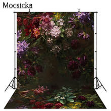 Mocsicka Oil Painting Floral Photography Backdrop Pregnancy Art Portrait Photographic Background for Photo Studio Photoshoot 2024 - buy cheap