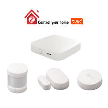 ZigBee smart home wireless Intelligent Movable Gateway Hub,Human Body Sensor,Door Window Sensor,Temperature Humidity Sensor 2024 - buy cheap