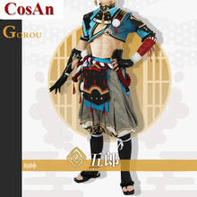 Костюм для косплея Genshin Impact Gorou, военная униформа, для активной вечеринки, одежда для ролевых игр 2024 - купить недорого