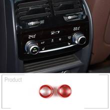 Car Air Conditioning Knobs Audio Circle Trim For BMW 5 Series G30 G38 18-20 For BMW X3 X4 G01 G02 19-20 6gt 17-19 7 Series 16-19 2024 - buy cheap