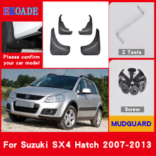 Car Fender Mud Flaps For Suzuki SX4 S-cross Hatch 2007-2013 Mudguards Splash Guards Fender Mudflaps Car Fender Accessories 2024 - buy cheap