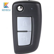 Keyecu-chave remota com 2 botões fsk 433.92mhz, com chip pcf7961m, para nissan qashqai x-trail, micra juke 2024 - compre barato