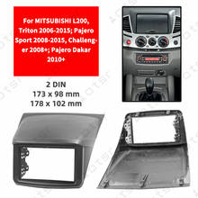 Placa de Panel estéreo de Fascia para Radio de coche, Kit de tablero de Marco Challenger para MITSUBISHI L200 Triton 2006-2015 Pajero Sport 2008-2015 2024 - compra barato