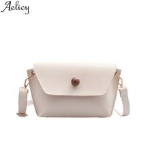 Aelicy/женские сумки-мессенджеры, модные однотонные дизайнерские сумки-мессенджеры на плечо, Женская Роскошная маленькая квадратная сумка от известного бренда 2024 - купить недорого