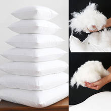 Soft FEATHER FABRIC Fill Square White Cushion Core Inner Natural Down Alternative Throw Pillows for ar Chair Bed Seat Cushion 2024 - buy cheap