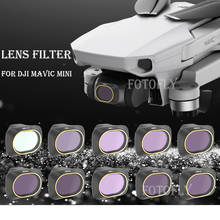 For DJI Mavic Mini/Mini 2 Drone Camera Gimbal Lens Filter UV CPL Polar ND Camera Lens Sunhood Protector Accessories 2024 - compre barato