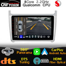 9" IPS Qualcomm CPU For Volkswagen VW Polo 2011-2018 360 Panoramic Car Multimedia Player 4G LTE CarPlay DTS HIFI Head Unit HDMI 2024 - buy cheap