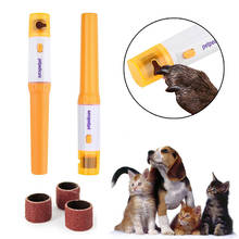 Prático elétrico automático pet pedicure ferramenta cão gato filhote de cachorro pata garra toe moedor de unhas grooming trimmernail clipper pet suprimentos 2024 - compre barato