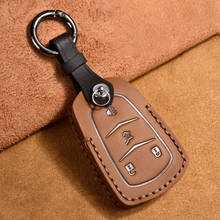 Leather Key Car Case Cover For Cadillac XT4 XT5 XT6 CT5 CT6 XTS ATSL 2024 - buy cheap