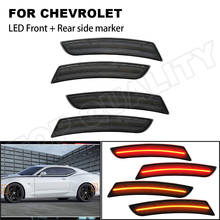 Kit de luces LED de posición lateral delantera y trasera, luz ámbar/roja para Chevrolet Camaro Gen6, 2016, 2017, 2018, 2019, 2020, 4 Uds. 2024 - compra barato